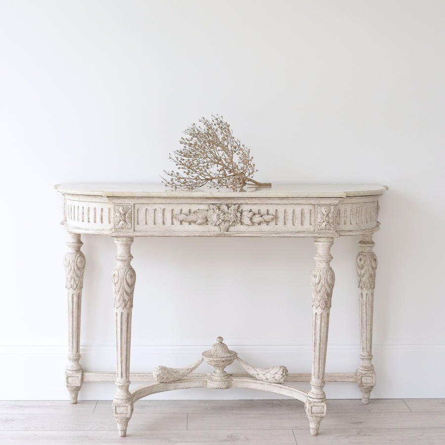 VERY FINE 19TH CENTURY FRENCH MARBLE CONSOLE TABLE