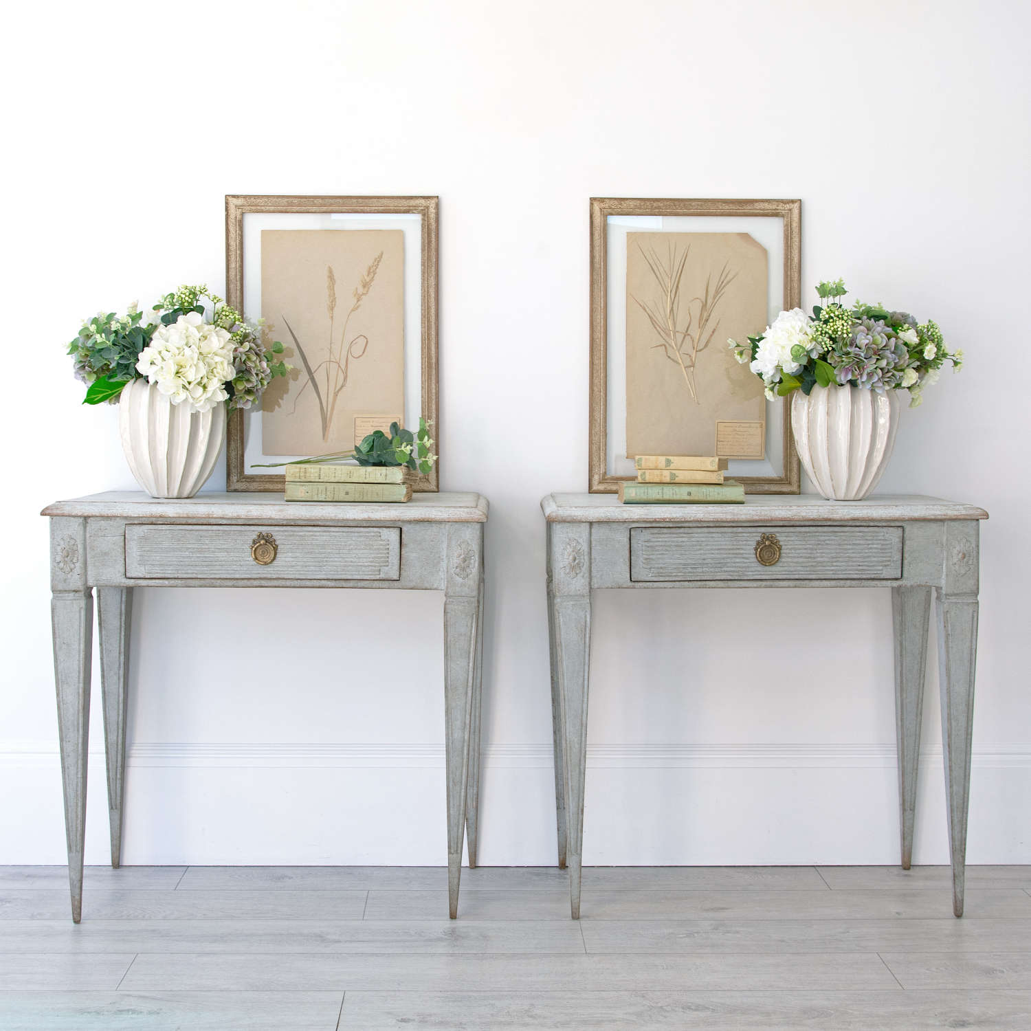 PAIR OF SWEDISH SIDE TABLES