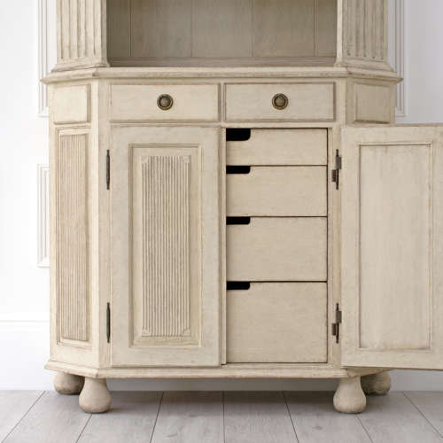 BAROK TRAPEZOID DISPLAY CABINET